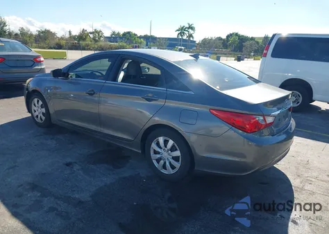 2012 Hyundai Sonata Gls из США, поврежденный, VIN 5NPEB4AC5CH459418